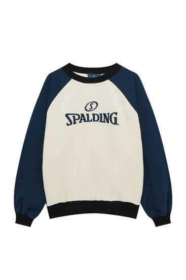 Spalding colour block sweatshirt