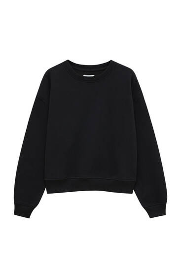 DAMEN Pullovers & Sweatshirts Pelz Braun S Rabatt 70 % Pull&Bear Pullover 
