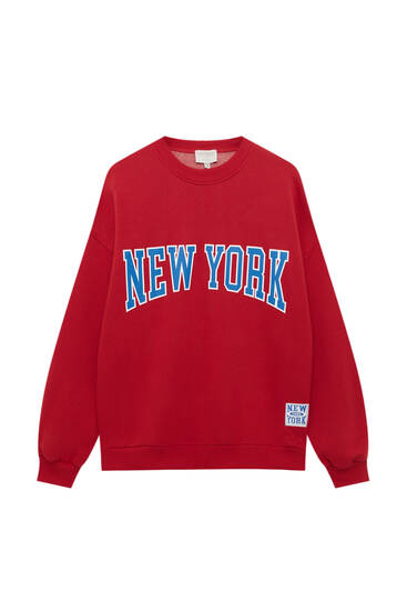 New York varsity sweatshirt