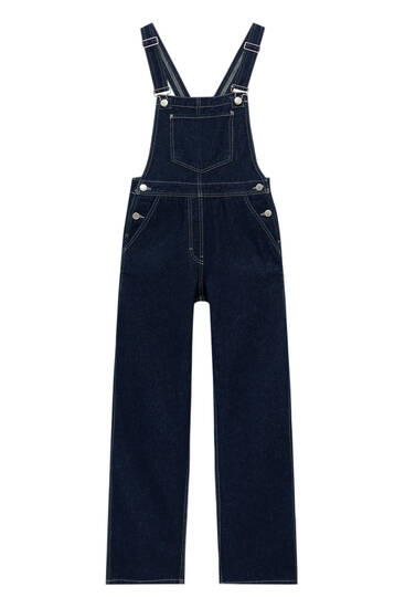 WOMEN FASHION Baby Jumpsuits & Dungarees Jean Dungaree Black L Pull&Bear dungaree discount 88% 