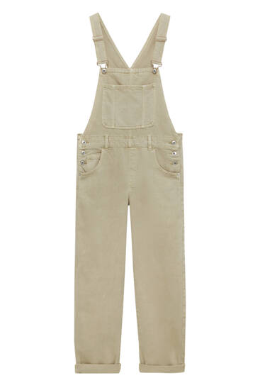 Long sand dungarees
