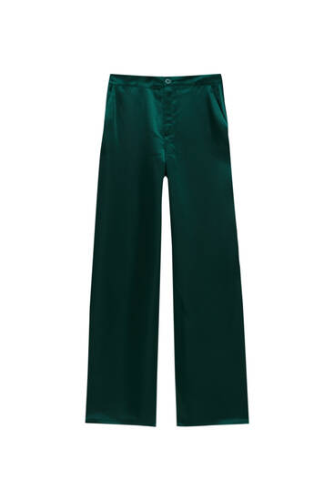 Formal satiny trousers