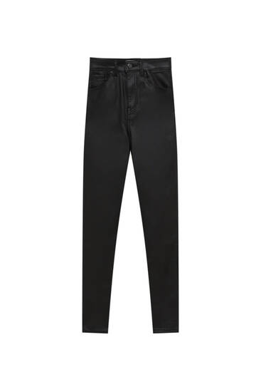 Coated trousers