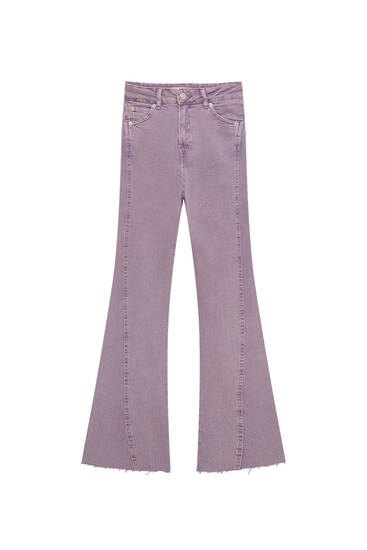 Boot-cut jeans with seam detail