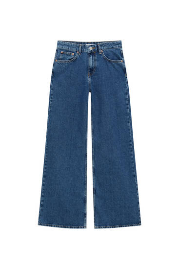 DAMEN Jeans Straight jeans Ripped Rabatt 68 % Pull&Bear Straight jeans Blau XS 