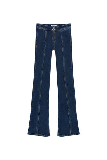 Jeans skinny a campana