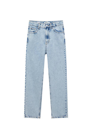 Pull&Bear Denim Damen Bekleidung Jeans Capri-Jeans und cropped Jeans jeans-hosenrock in Schwarz 