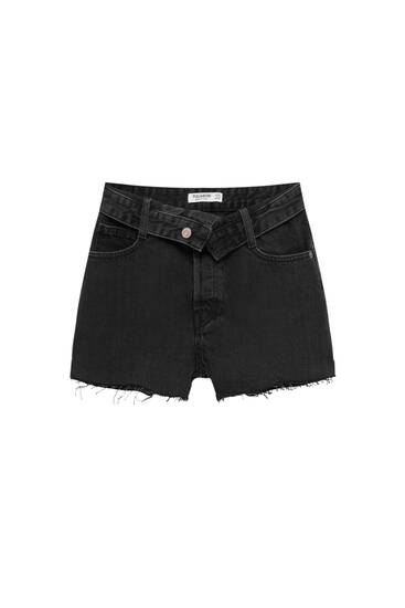 Pull&Bear Shorts jeans Rabatt 70 % Schwarz 34 DAMEN Jeans Shorts jeans Elastisch 
