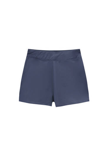 Plain seamless sport shorts
