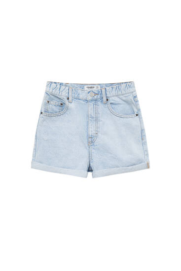 Jeansshorts im Mom-Fit