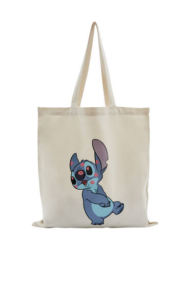 Lilo & Stitch fabric tote bag