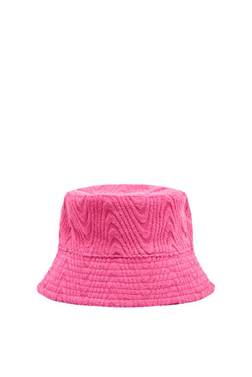 Καπέλο bucket από πετσετέ ύφασμα