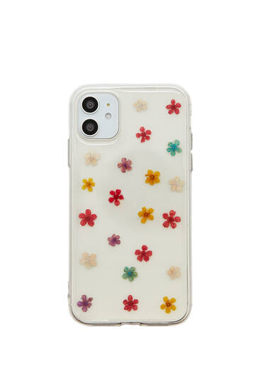 Cover smartphone con fiori piccoli