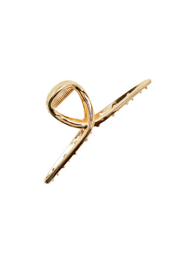 Gold-toned hair clip