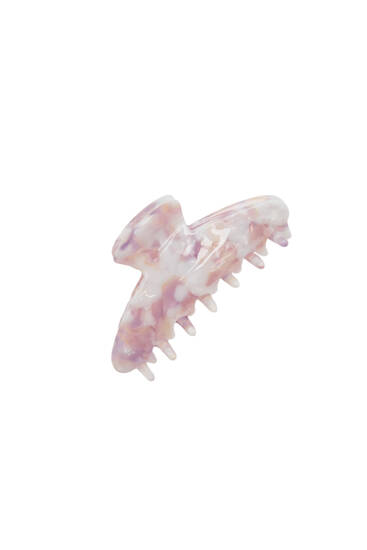 Pearly print hair clip