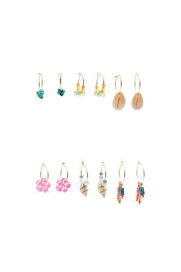 Pack of assorted earrings