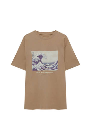Tričko „Velká vlna u pobřeží Kanagawy“