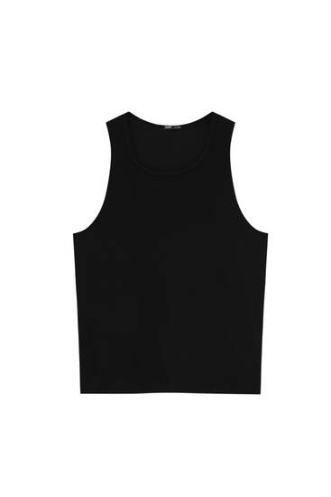 Blue for Men Amazon Essentials Performance Cotton Tank Top Shirt in Navy Mens Clothing T-shirts Sleeveless t-shirts 