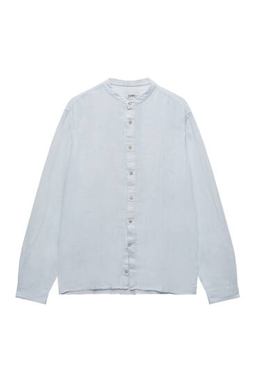 pull and bear linen shirt