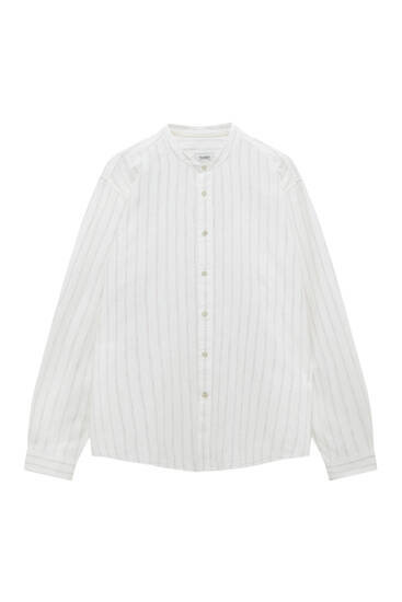 pull and bear linen shirt