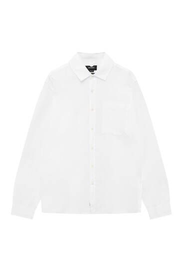 pull and bear linen shirt