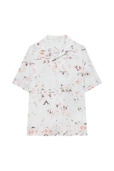 pull and bear hawaiian shirt