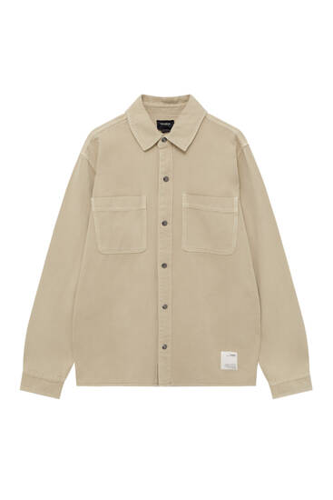 pull and bear corduroy shirt