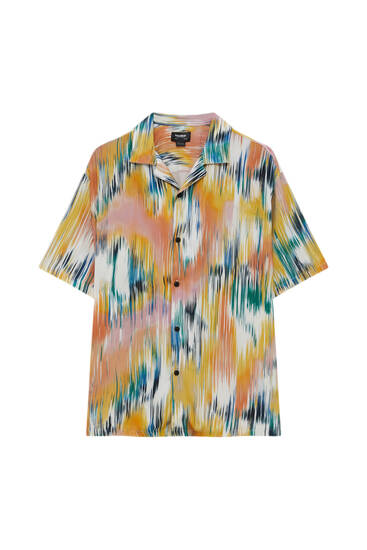 pull and bear hawaiian shirt