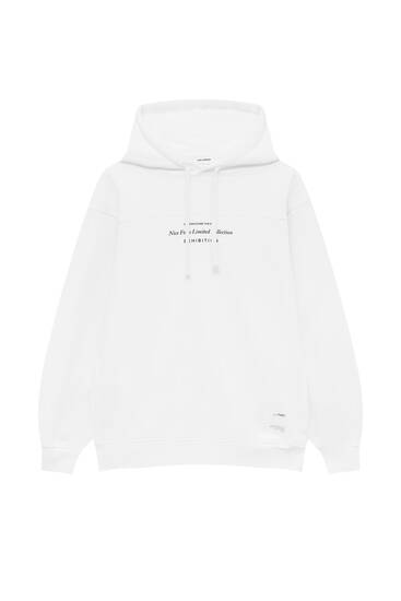 Gelb/Weiß/Dunkelblau M Pull&Bear sweatshirt HERREN Pullovers & Sweatshirts Hoodie Rabatt 71 % 