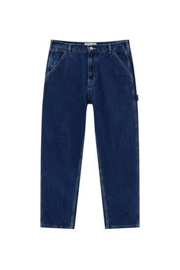Blaue Workwear-Jeans