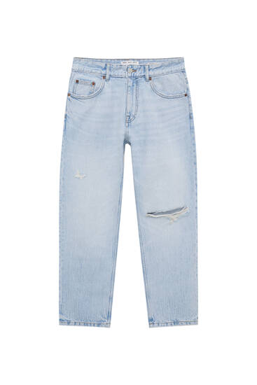 Vintage džínsy rovného strihu