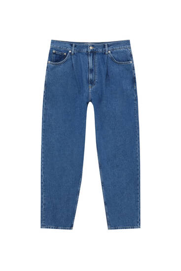 Basic balloon fit jeans - PULL\u0026BEAR