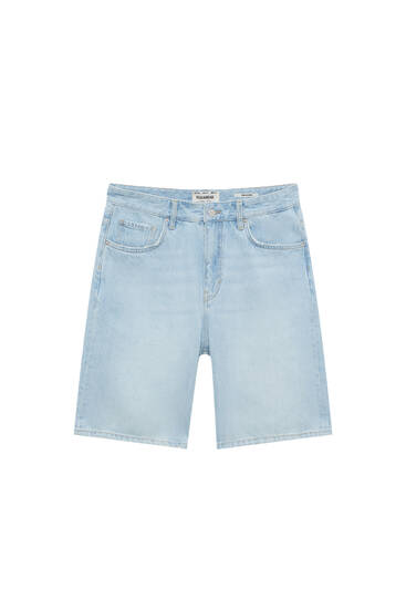 Bermuda chino accesorio - Algodón orgánico (al menos 50%) | Bermudas  PULL\u0026BEAR Hombre - Thecampingcentral