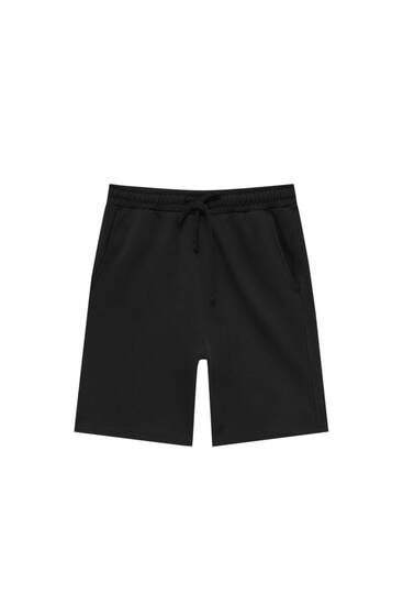 Faded colour jogger Bermuda shorts