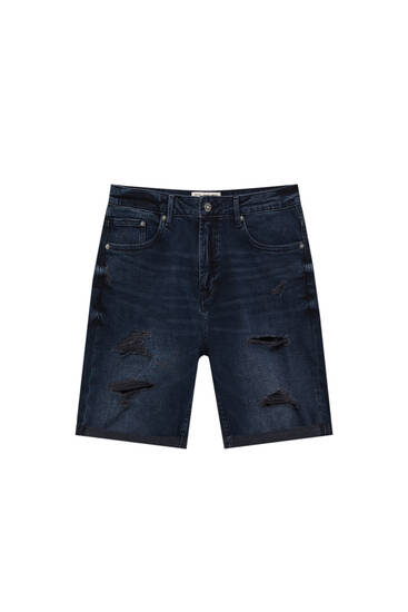 Men's Denim Shorts | Pull\u0026Bear