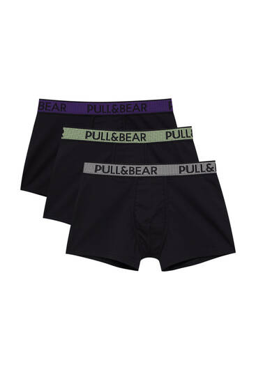 3-pack of boxers with mesh waistband