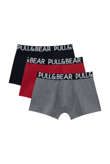 3-pack of coloured boxers
