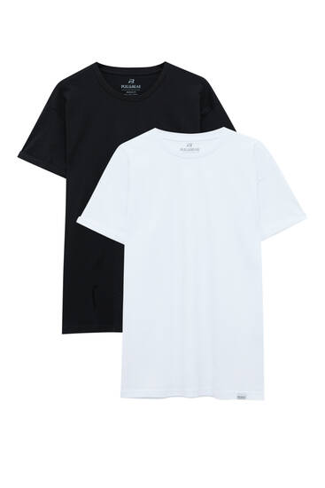 Men's Basic T-shirts | PULL\u0026BEAR