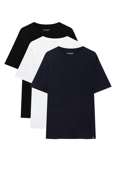 3-pack of basic T-shirts