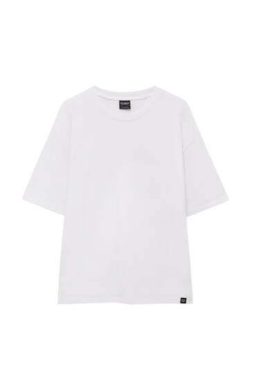 Short sleeve T-shirt with label detail