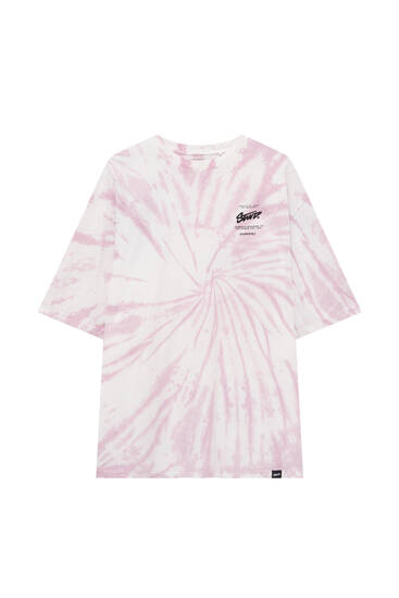 T-Shirt mit Tie-dye-Print