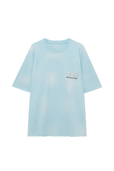 pull and bear tie dye t shirt