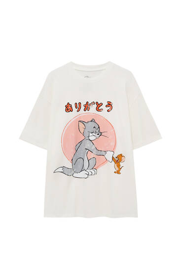 Κοντομάνικη μπλούζα Tom and Jerry