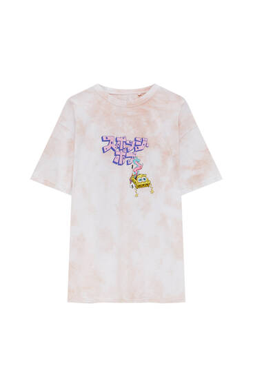 SpongeBob SquarePants tie-dye print T-shirt