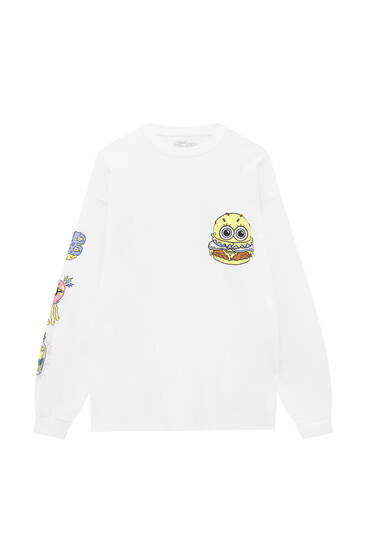Tričko s dlhým rukávom SpongeBob SquarePants