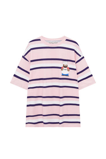 Striped South Park T-shirt