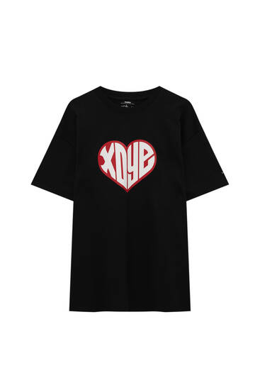 XDYE T-Shirt mit Herz