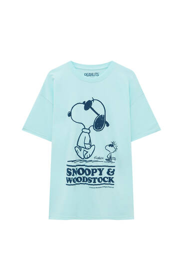 pull and bear snoopy t shirt