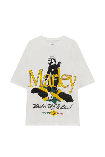 pull and bear bob marley shirt