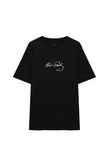 pull and bear logo t shirt